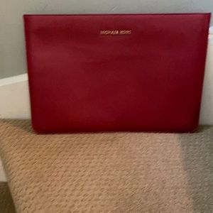 Michael Kors Red Laptop/IPad Sleeve